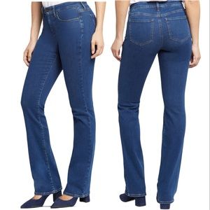 NEW NYDJ Barbara Stretch Bootcut Jeans MDNM2044 dark wash cooper | Sz 14